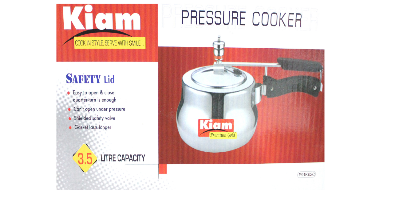 Kiam pressure cooker 5.5 litre price hot sale